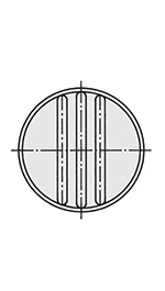 Schéma 1 + Bouton d'indexage 
avec cran 