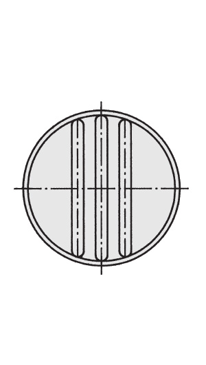 Schéma 1 + Bouton d'indexage 
avec cran 