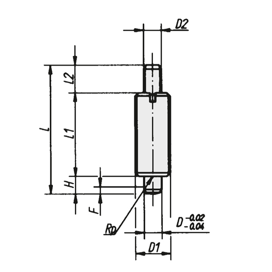 Schéma 1 + Bouton d'indexage 
sans tête et sans embase 