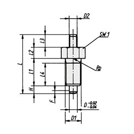 Schéma 1 + Bouton d'indexage 
sans tête 