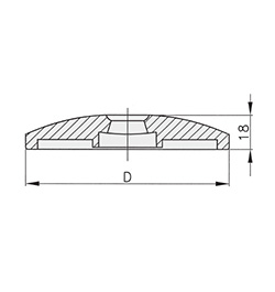 Schéma 3 + Base métallique pour pied de 8°