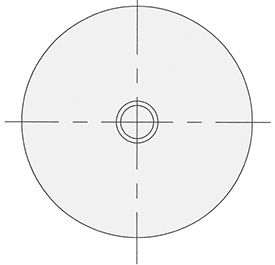 Schéma 2 + Base métallique pour pied de 40°