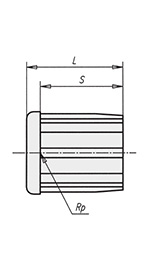 Schéma 2 + Embout pour tube rond