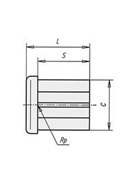 Schéma 2 + Embout pour tube carré