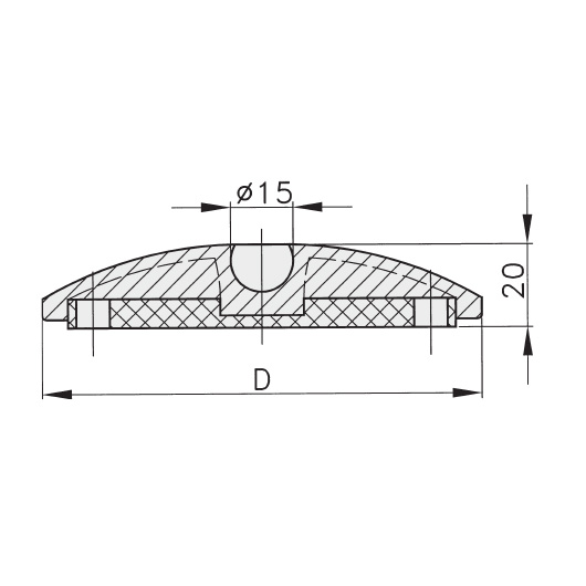 Schéma 4 + Base en plastique pour pied de 40°