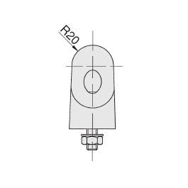 Schéma 2 + Poignée DB 
avec tube aluminium de diam. 30mm 