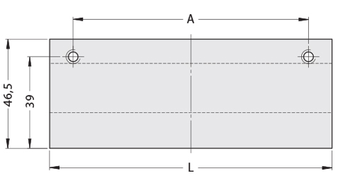 Schéma 1 + Poignée U4 
en aluminium 