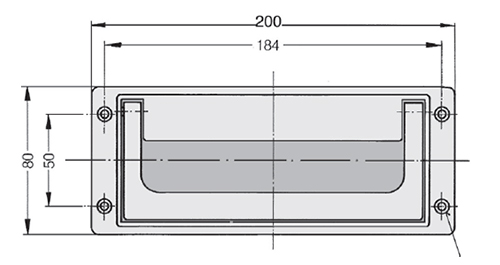 Schéma 1 + Poignée U3 
en aluminium 