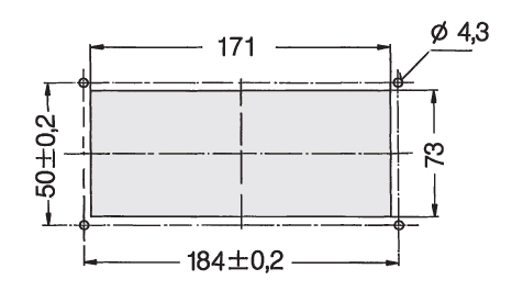 Schéma 4 + Poignée U3 
en aluminium 