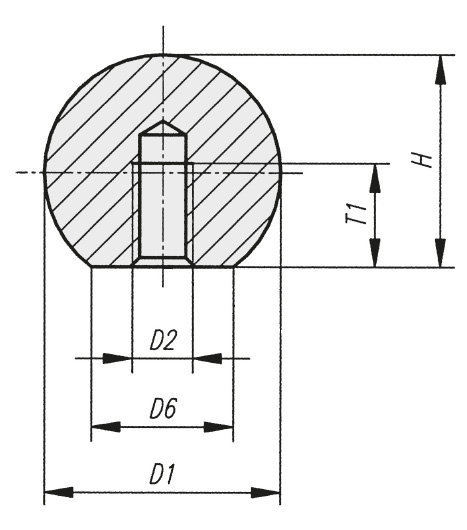 Schéma 1 + Boule lisse 
