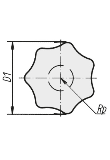 Schéma 1 + Bouton BRF 
en fonte 