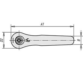 Schéma 3 + Manette indexable 
en zamac 