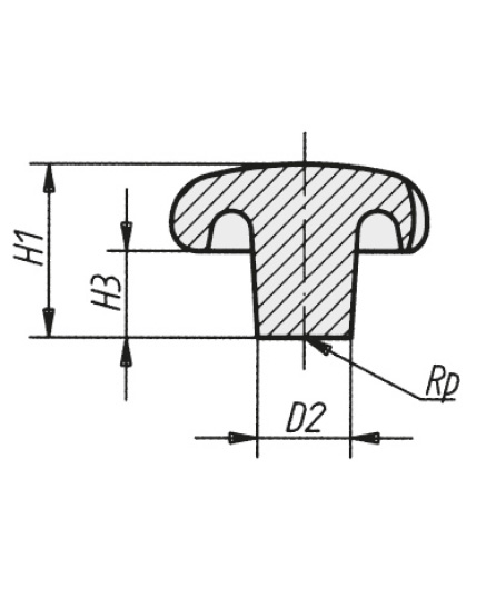 Schéma 2 + Bouton BRF 
en fonte 