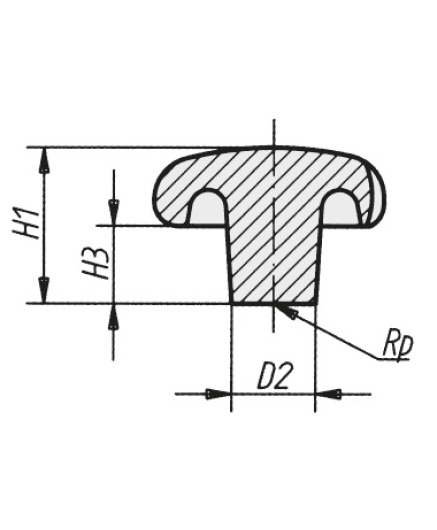 Schéma 2 + Bouton BRF 
en fonte 