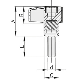 Schéma 3 + Bouton PN 
en plastique composite 