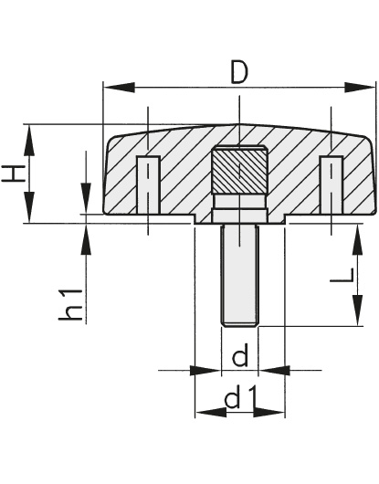 Schéma 3 + Bouton FR 
en plastique composite 