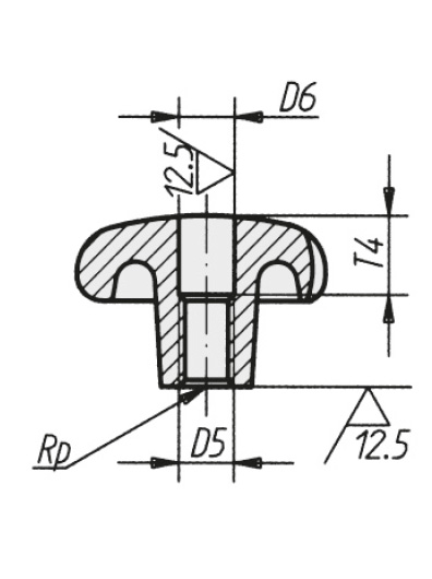 Schéma 3 + Bouton BRF 
en fonte 