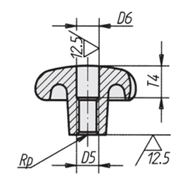 Schéma 3 + Bouton BRF 
en fonte 