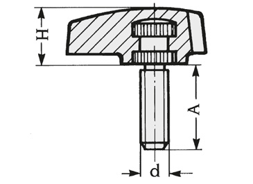 Schéma 3 + Bouton TRB 
en plastique composite 