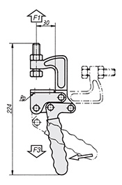 Schéma 1 + Sauterelle à tirer