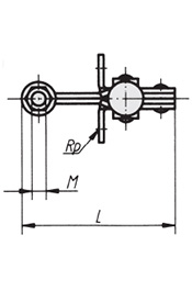 Schéma 3 + Sauterelle verticale 
à broche fixe 