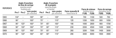 Schéma 4 + Sauterelle verticale 
à broche réglable 