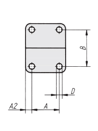 Schéma 5 + Sauterelle horizontale 
à pied en équerre et bras plein 