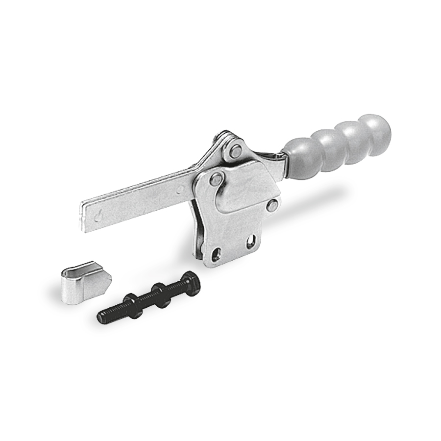 Sauterelles à levier horizontal : Sauterelle horizontale 
à pied droit et bras plein 